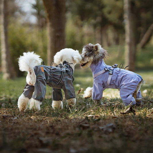 HKM-1855933 Stylish Waterproof Dog Raincoat in Multiple Colors and Sizes