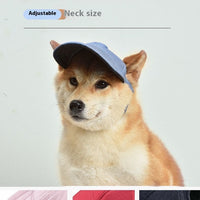HKM-1856061 Multi-Color Sun-Proof Baseball Cap for Dogs and Cats - Adjustable Sizes Available