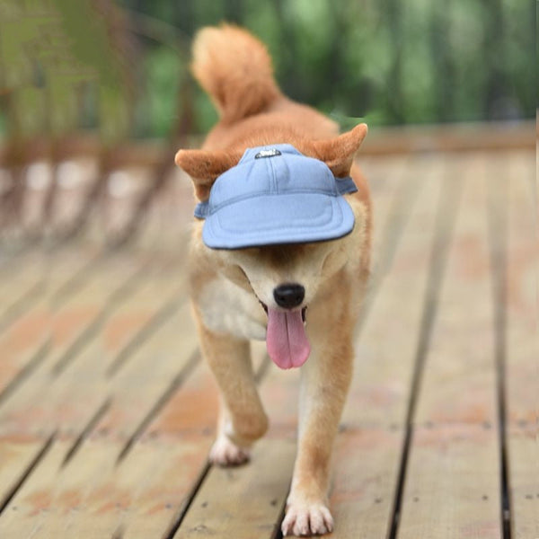 HKM-1856061 Multi-Color Sun-Proof Baseball Cap for Dogs and Cats - Adjustable Sizes Available
