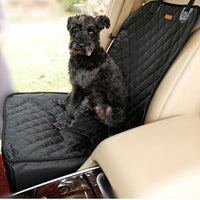 HKM-1856317 Luxury Waterproof Pet Car Mat for Front Seat - Thickened Nylon, 45x45x58cm, Available in Black, Gray, Champagne Apricot