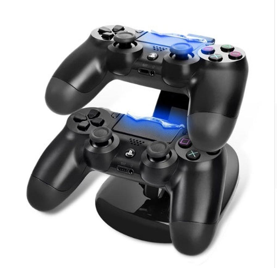 HKM-185683 Dual USB Charging Dock Station for PS4 Controllers with USB Cable