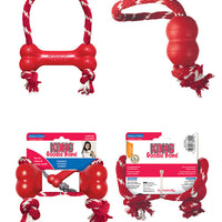 HKM-1857085 Natural Rubber Dog Toy with Knot Design for Clean Teeth and Durable Biting