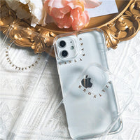 HKM-185747 Personalized Sheep Letter Phone Case for Multiple Models - Silicone Protective Sleeve