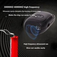 HKM-1858109 Mini Ultrasonic Dog Dispeller with Lanyard and Data Cable