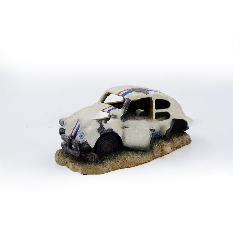 HKM-185875 Aquarium Decorative Resin Ornaments - Simulation Animal Landscaping with Air Pump Function
