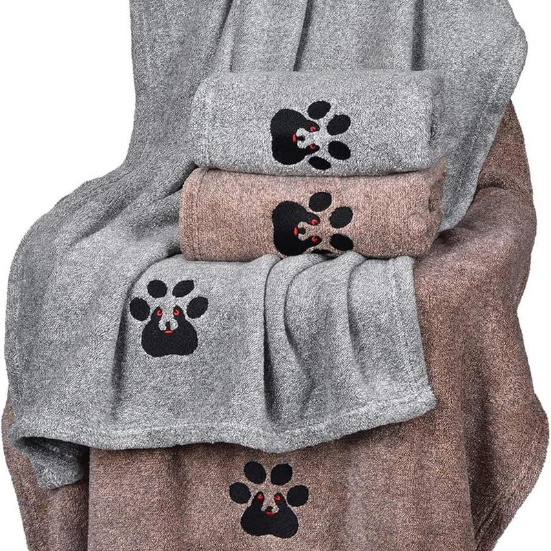 HKM-185939 Super Absorbent Microfiber Bath Towel for Dogs and Cats - Fast-Drying, Soft, and Ideal for Travelling and Grooming