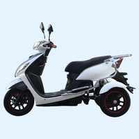 HKM-186067 Powerful 60V 72V 48V 20AH Electric Three-Wheel Scooter with 650W Motor, Off-Road Capability, 150kg Load Capacity