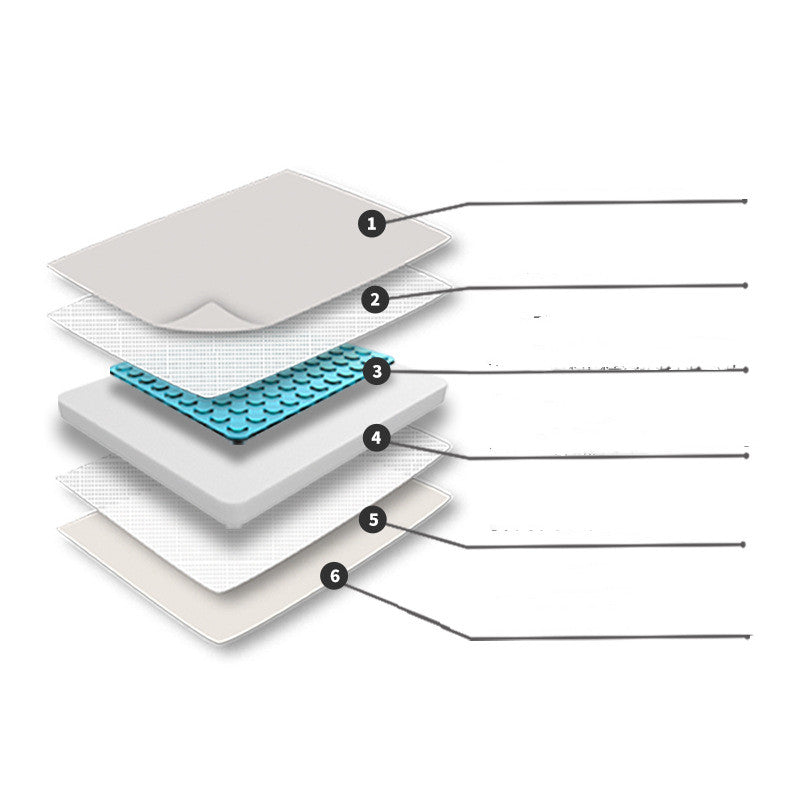 HKM-1861309 Cooling Pet Mattress for Dogs & Cats - Removable Ice Pad, Gray, Multiple Sizes Available