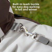 HKM-1861821 Waterproof Outdoor Dog Jacket with Hood, Reflective Hiking Coat and Multiple Pockets