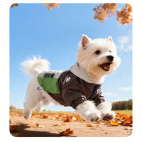 HKM-1861821 Waterproof Outdoor Dog Jacket with Hood, Reflective Hiking Coat and Multiple Pockets