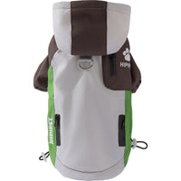 HKM-1861821 Waterproof Outdoor Dog Jacket with Hood, Reflective Hiking Coat and Multiple Pockets