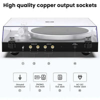 HKM-186195 Turntable Vinyl Gramophone Record Player LP Player DL002