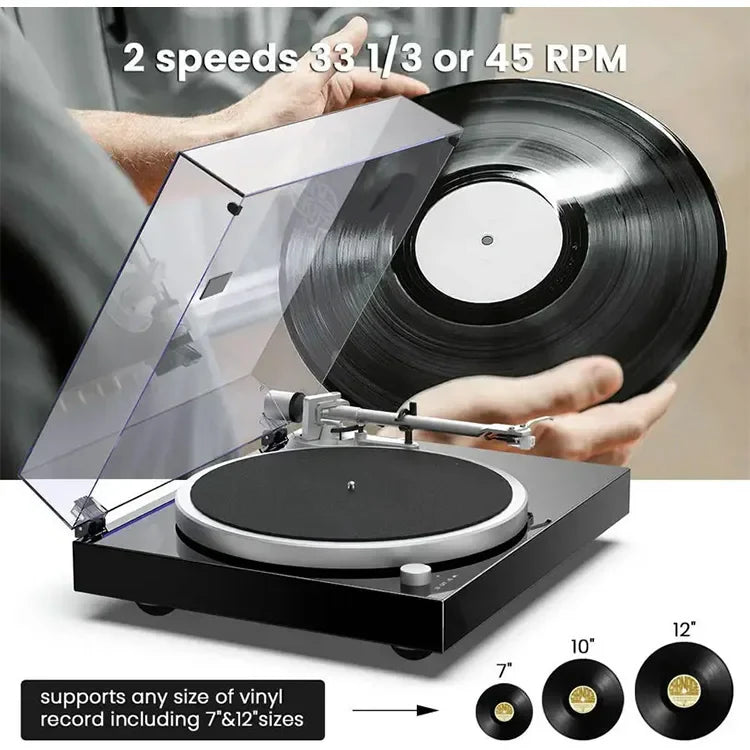 HKM-186195 Turntable Vinyl Gramophone Record Player LP Player DL002