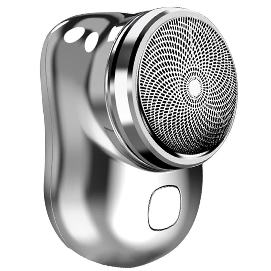 HKM-186259 Portable Electric Razor for Men - Mini USB Rechargeable Shaver for Dry Use, Ideal for Travel and Home