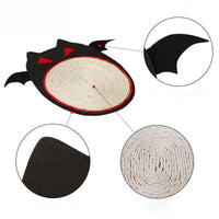 HKM-1863229 Halloween-Themed Sisal Cat Scratching Board and Sleeping Mat - EVA Base, Soft and Durable, 42.5 x 44 cm