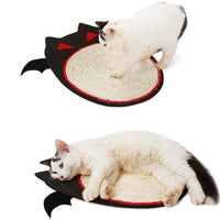 HKM-1863229 Halloween-Themed Sisal Cat Scratching Board and Sleeping Mat - EVA Base, Soft and Durable, 42.5 x 44 cm