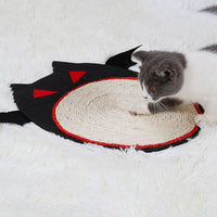 HKM-1863229 Halloween-Themed Sisal Cat Scratching Board and Sleeping Mat - EVA Base, Soft and Durable, 42.5 x 44 cm