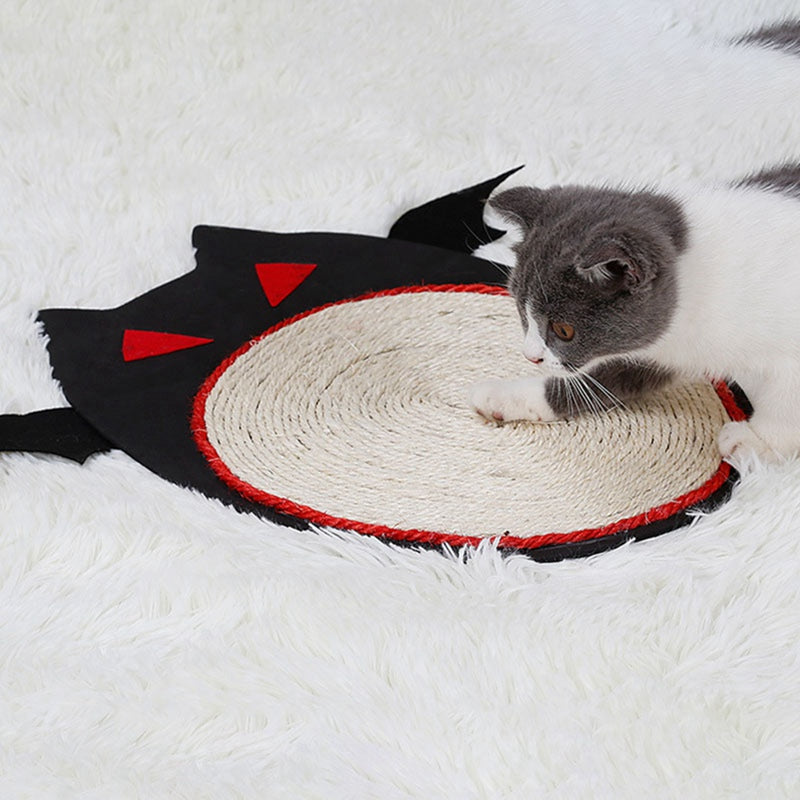 HKM-1863229 Halloween-Themed Sisal Cat Scratching Board and Sleeping Mat - EVA Base, Soft and Durable, 42.5 x 44 cm