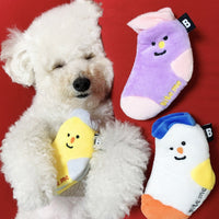 HKM-1863869 Pet Interactive Socks Toy Set for Dogs - 3 Pieces with Sound Paper and Tibetan Food