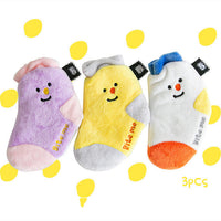 HKM-1863869 Pet Interactive Socks Toy Set for Dogs - 3 Pieces with Sound Paper and Tibetan Food
