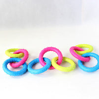 HKM-1864509 Durable Rubber Three-Chain Dog Molar Toy for Healthy Chewing