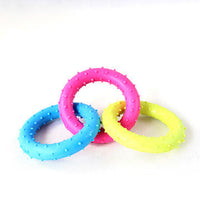 HKM-1864509 Durable Rubber Three-Chain Dog Molar Toy for Healthy Chewing
