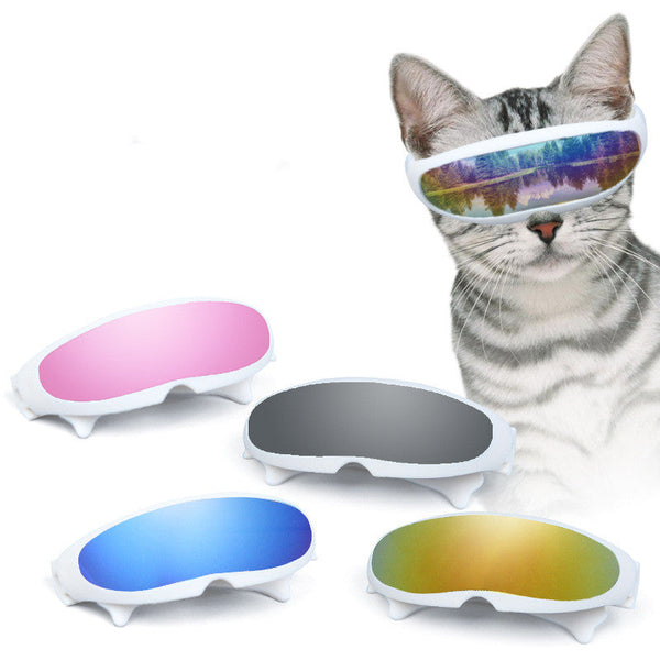 HKM-1864637 Stylish Reflective Sunglasses for Dogs and Cats - Plastic Frame, AC Resin Lens