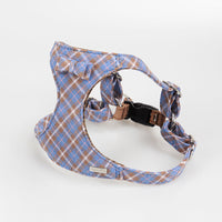 HKM-1865021 Stylish Cotton Fabric Dog Leash with Chest Strap for Small to Medium Breeds