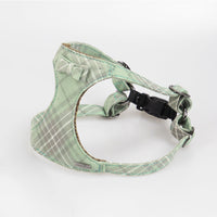 HKM-1865021 Stylish Cotton Fabric Dog Leash with Chest Strap for Small to Medium Breeds