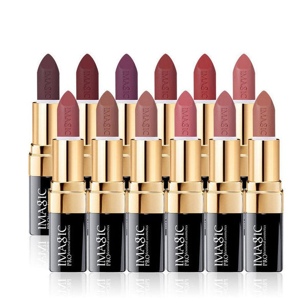 HKM-186579 Long Lasting Velvet Lipstick - Fade-Resistant Color #01 to #12