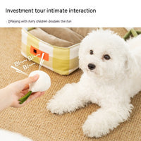 HKM-1867837 Interactive Food Leakage Educational Toys for Dogs - Fun Fruits & Vegetables Simulation Set