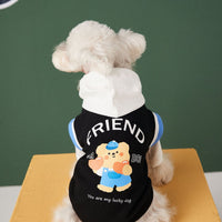 HKM-1868093 Stylish Contrast Color Pet Sweater in Black, Blue, and Green for Ultimate Comfort