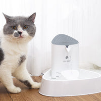 HKM-1868861 Automatic Pet Water Dispenser with Quadruple Filtration and Silent Pump, 1.8L Capacity