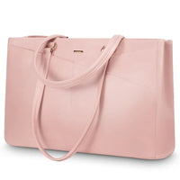 HKM-186899 Waterproof Leather Laptop Tote Briefcase for 15.6 inch Laptops with Casual Office Design for Women