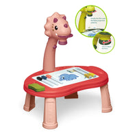 HKM-187155 Electric Educational Drawing and Painting Project Table for Kids with Projection, Age 5-7