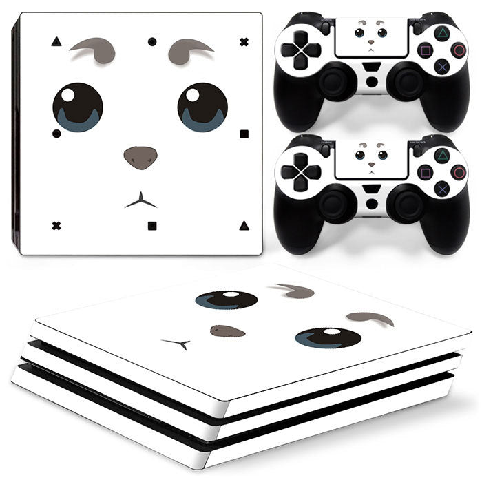 HKM-187219 Cartoon Film Sticker for PS4 Pro Console and Controller – Easy Installation, Removable Design