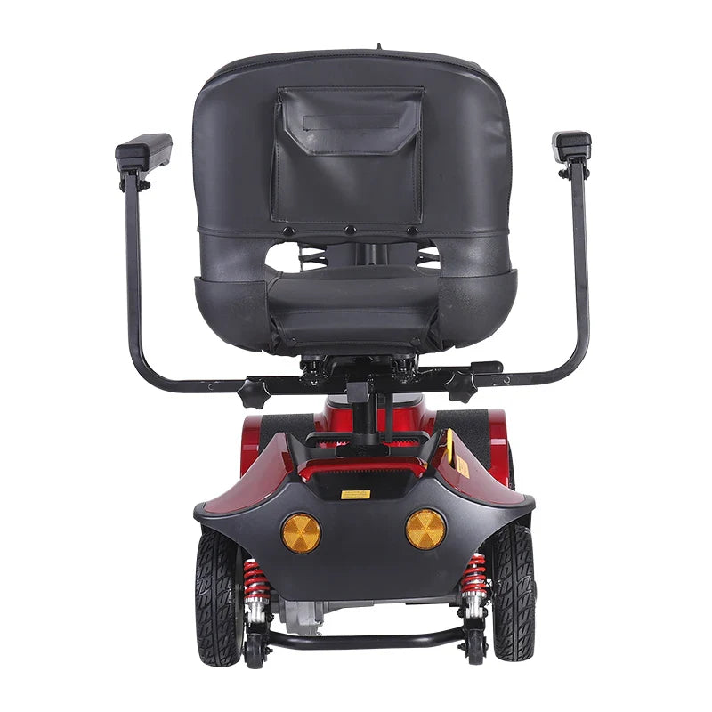 HKM-187219 Electric Folding Mobility Scooter for Adults, 120kg Capacity, Lightweight Carbon Steel Frame, 20km Driving Range