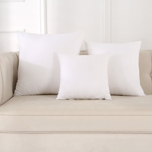 HKM-187347 Brushed Fabric Pillow Filler with Polyester Fiber Core - Multiple Sizes Available