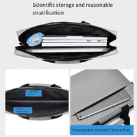 HKM-187411 Stylish Custom Briefcase for Laptop and Office Use with Zipper Closure