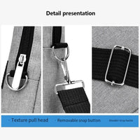 HKM-187411 Stylish Custom Briefcase for Laptop and Office Use with Zipper Closure