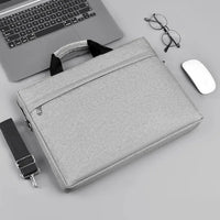 HKM-187411 Stylish Custom Briefcase for Laptop and Office Use with Zipper Closure