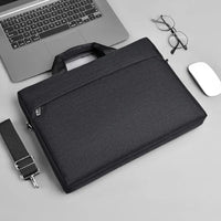 HKM-187411 Stylish Custom Briefcase for Laptop and Office Use with Zipper Closure
