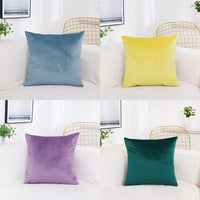 HKM-187411 Velvet Lumbar Support Pillowcase for Home and Office Use