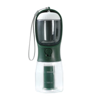 HKM-1874621 3-in-1 Portable Pet Water Cup with Food Storage and Waste Bag Compartment