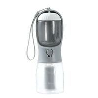 HKM-1874621 3-in-1 Portable Pet Water Cup with Food Storage and Waste Bag Compartment