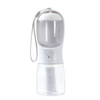 HKM-1874621 3-in-1 Portable Pet Water Cup with Food Storage and Waste Bag Compartment