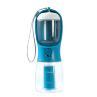 HKM-1874621 3-in-1 Portable Pet Water Cup with Food Storage and Waste Bag Compartment