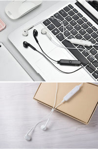 HKM-187539 Wireless Bluetooth Neckband Headset with Call and Music Support, Stereo Sound, 10m Range