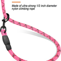 HKM-1876029 Heavy Duty 5 FT Dog Leash for Large Dogs with Padded Handle and Reflective Safety Features