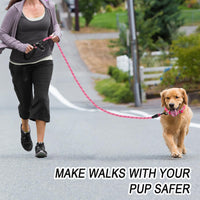 HKM-1876029 Heavy Duty 5 FT Dog Leash for Large Dogs with Padded Handle and Reflective Safety Features